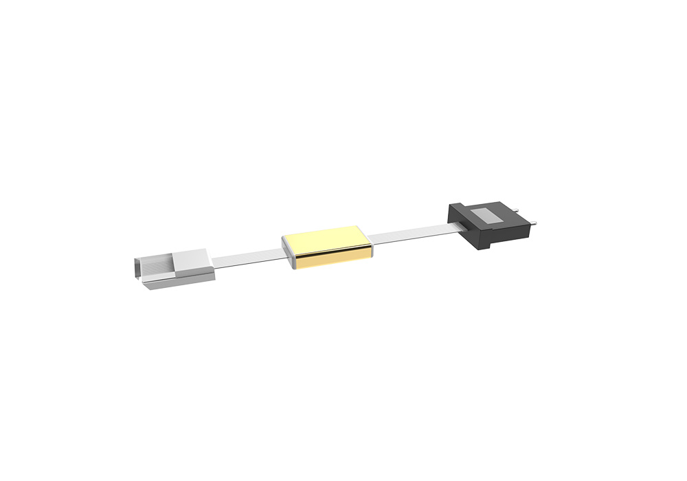 fiber array unit with feedthrough and MT ferrule